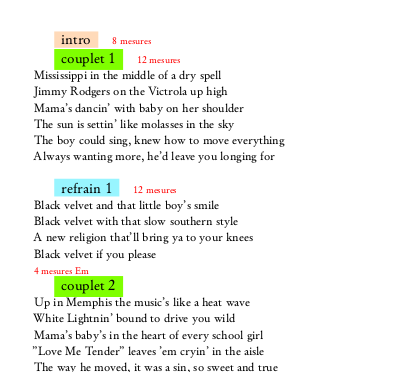 music sheet